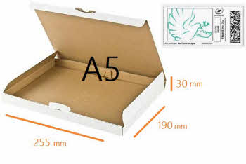 Carton d'expédition poste - taille S pour format C5